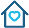 InstaMaids House Heart Logo